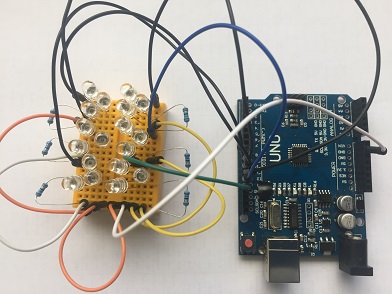 Arduino Controller powering 18 IR LEDs