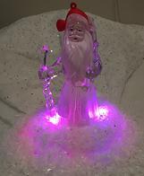 Glowing Santa